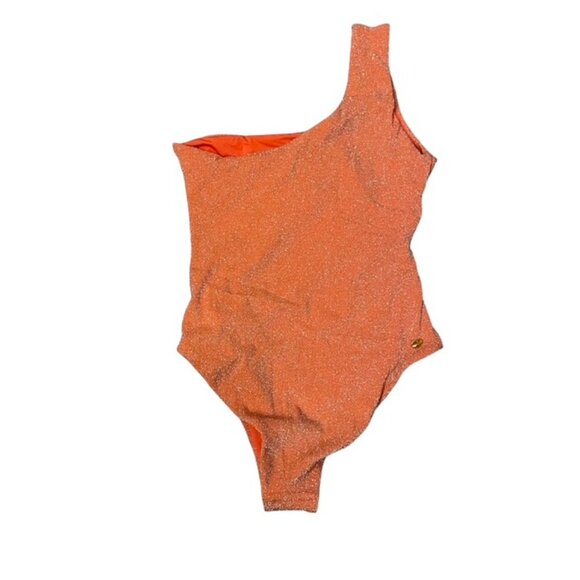 NWT Baobab Nikka One Shoulder One Piece Swimsuit Size XS Mandarine - Picture 4 of 16